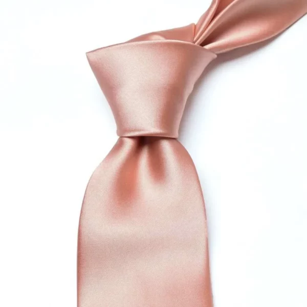 Tie and pocket square from The Groomsmen Collection designed to coordinate with selected bridesmaid dress colours blush tie