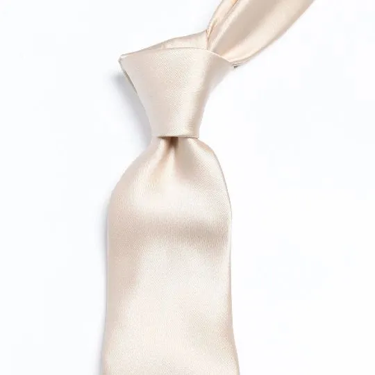 Tie and pocket square from The Groomsmen Collection designed to coordinate with selected bridesmaid dress colours oyster tie