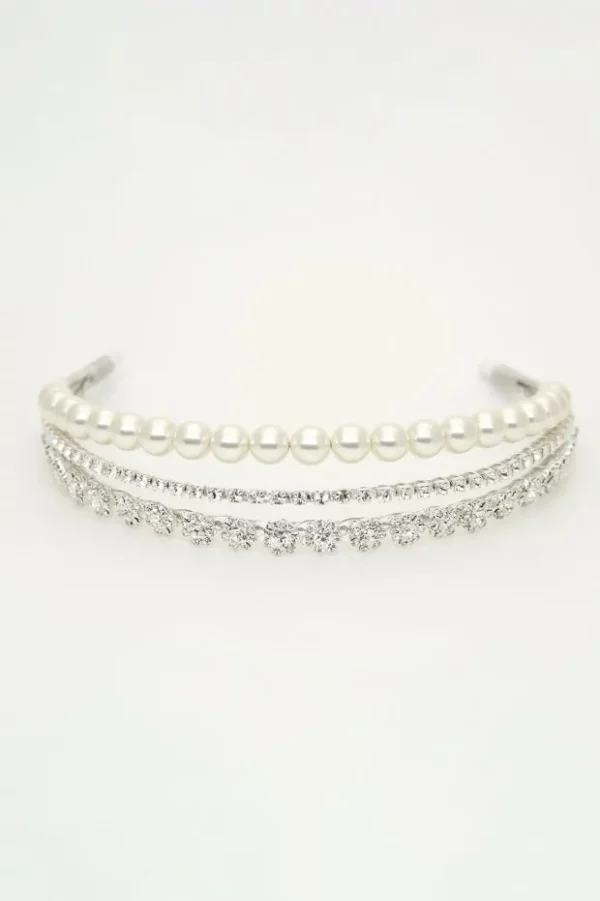 TR2646A Sparkle Pearl Multi Row Band &ndash; Richard Designs