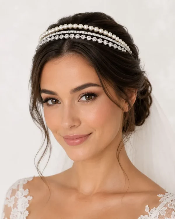 TR2646A Sparkle Pearl Multi Row Band &ndash; Richard Designs