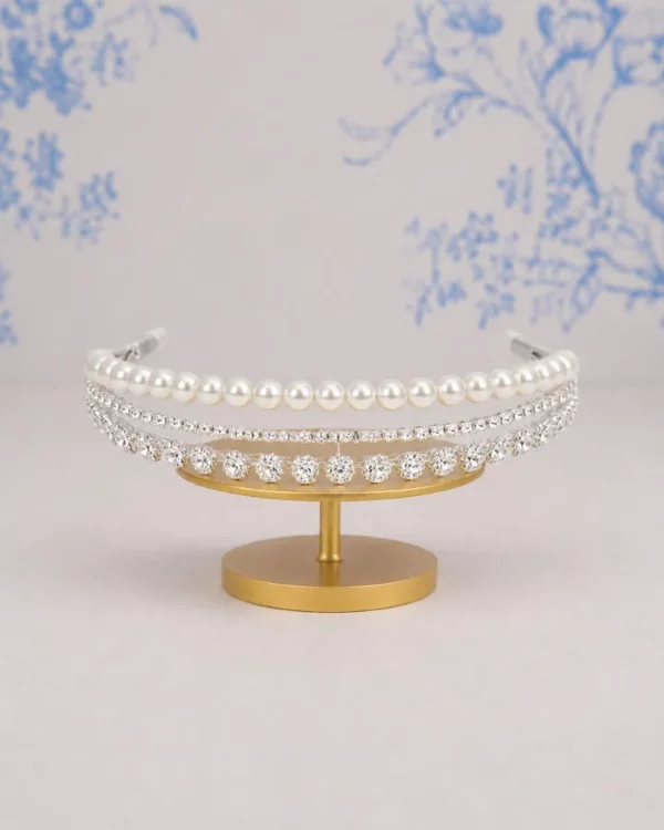 TR2646A Sparkle Pearl Multi Row Band &ndash; Richard Designs