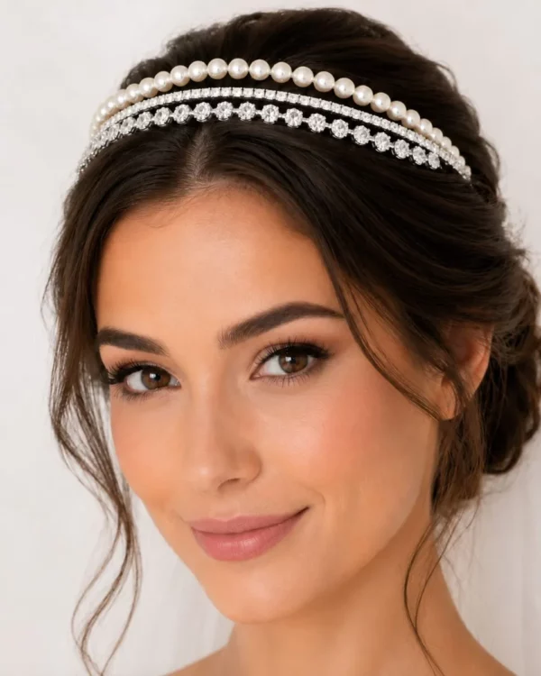 TR2646A Sparkle Pearl Multi Row Band &ndash; Richard Designs