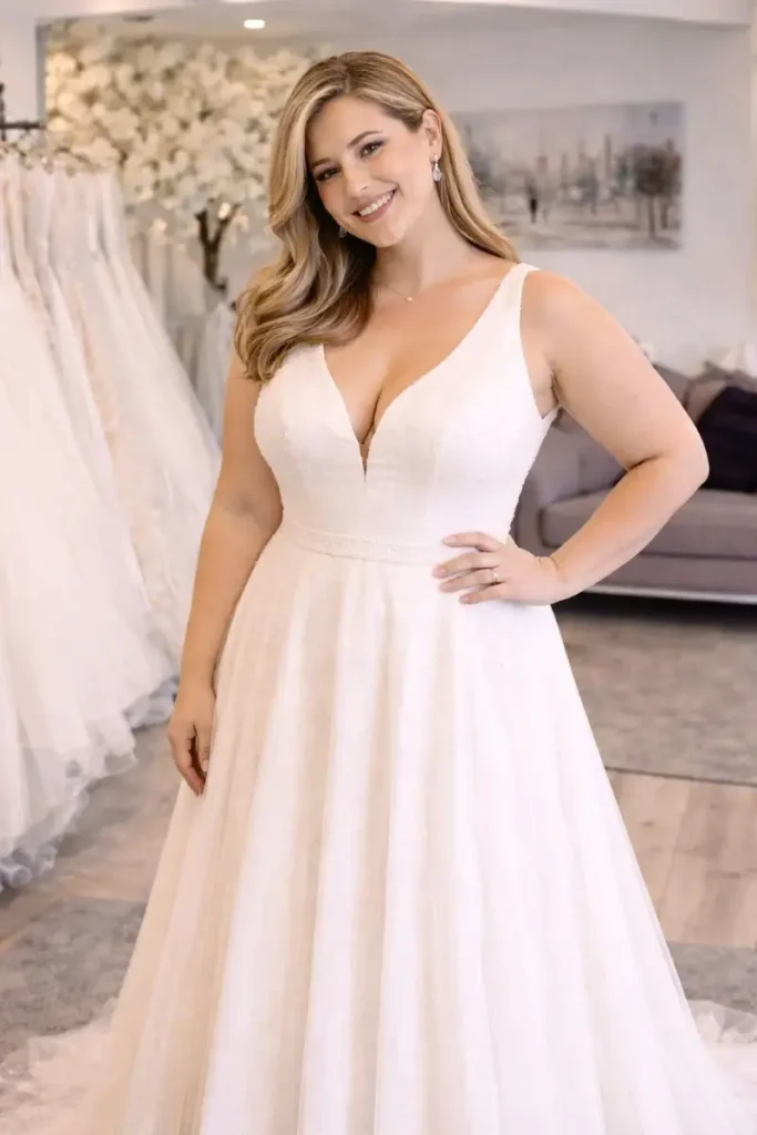 Designer Off-the-Peg wedding dress near York