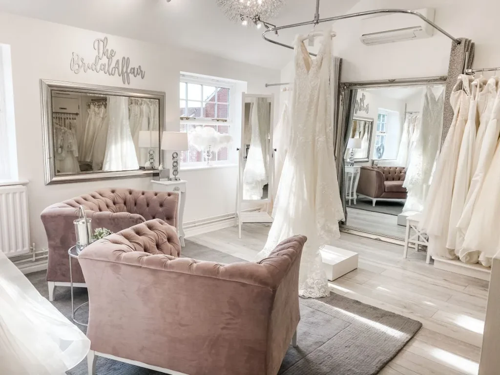 Wedding dress boutique near York with private bridal appointments